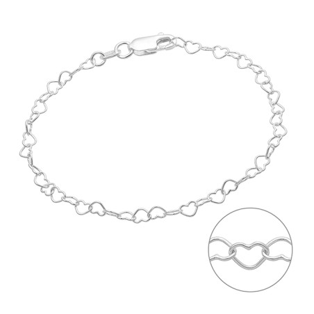 Bracelet Cœur ag925