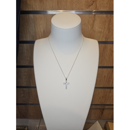 Collier AG925 Rhodié