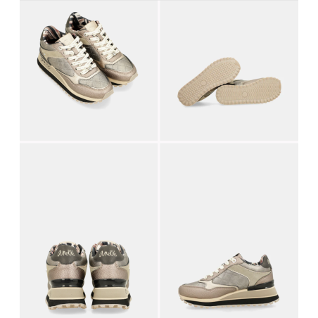 BASKETS COMPENSÉES MÉTALLISÉ 37 - 2