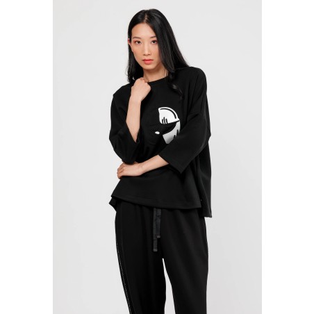 SWEAT NOIR NATURE KOKO L/XL