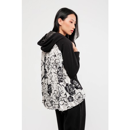 SWEAT À CAPUCHE IMPRIMÉ L