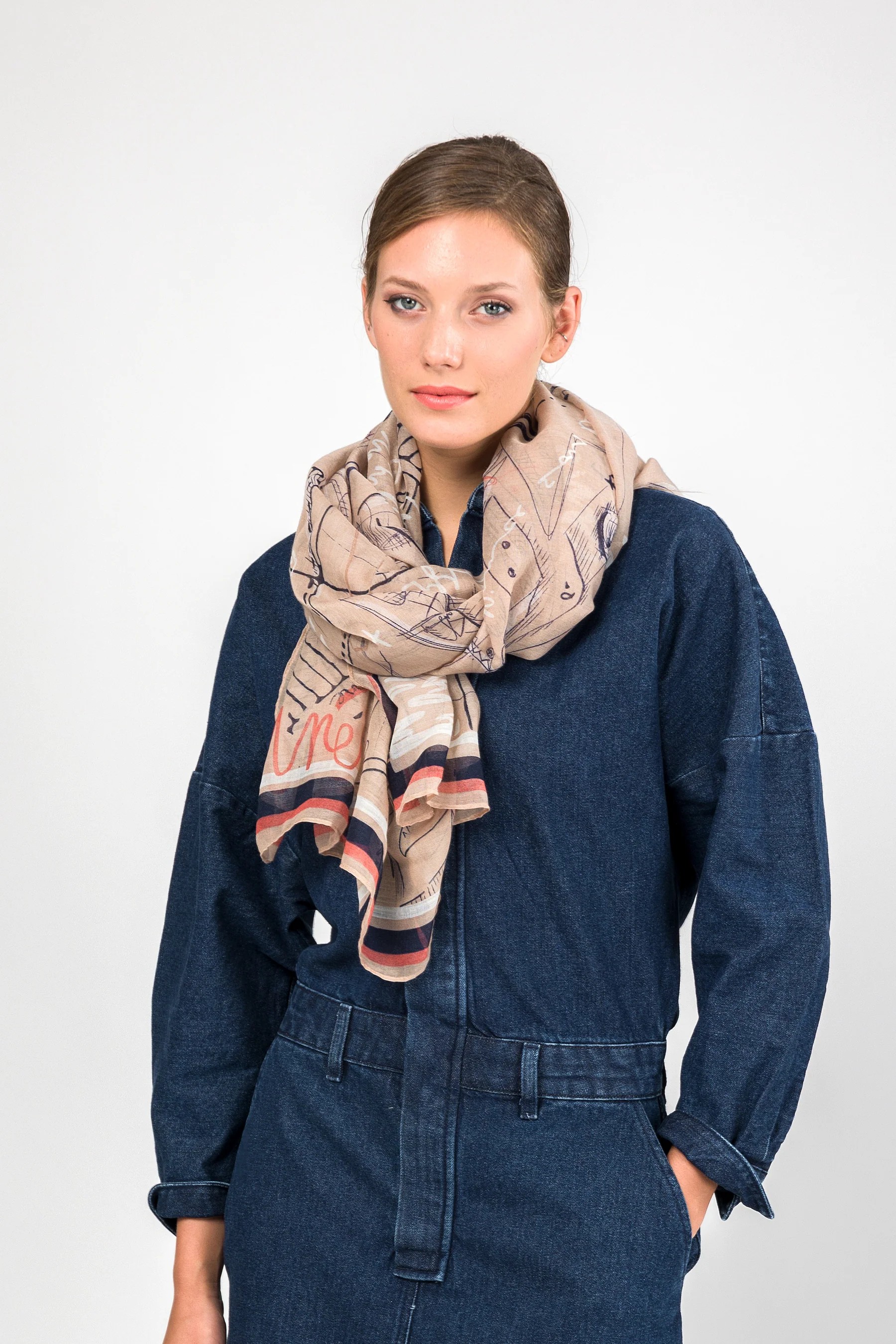 FOULARD IMPRIMÉ STUDIO