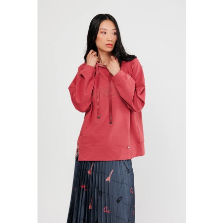 SWEAT À CAPUCHE ROUILLE L/XL