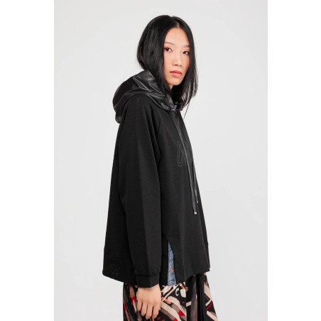 SWEAT À CAPUCHE NOIR L/XL - 2