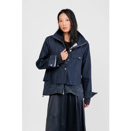 VESTE BLEU DENIM L/XL - 2