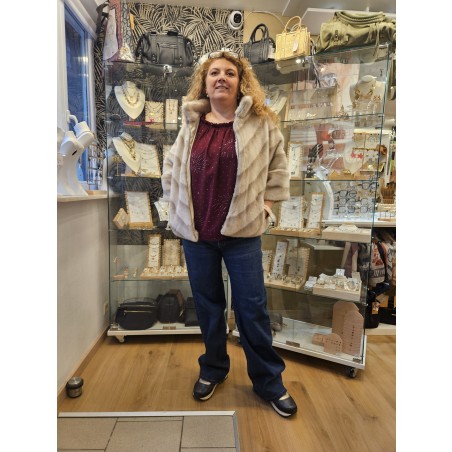 PONCHO Fourrure artificielle - 2