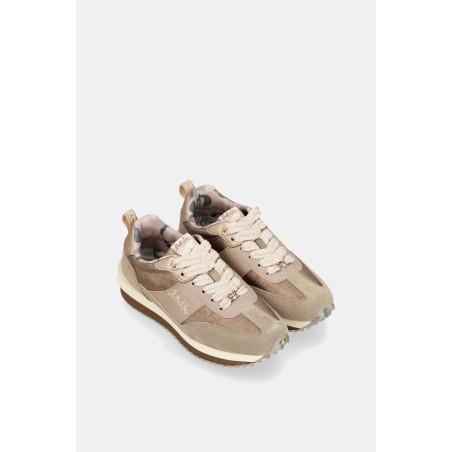 BASKETS BEIGE SEMELLE MULTICOLORE 38