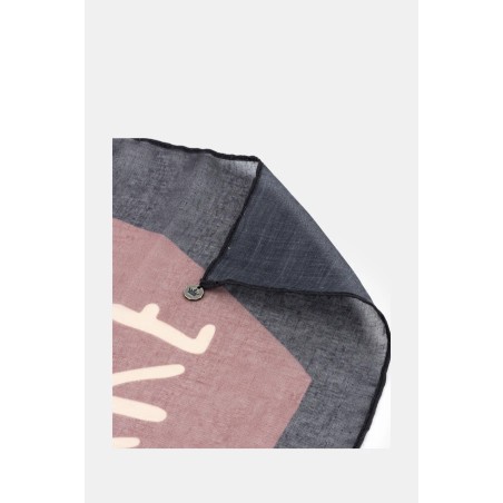 FOULARD IMPRIMÉ Heartbeat black - 2