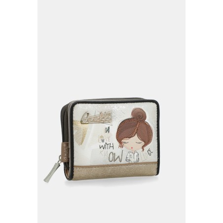 PETIT PORTEFEUILLE RIGIDE RFID SOPHIA  Anekke  