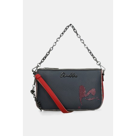 SAC À BANDOULIÈRE ESSENTIALS BLEU MARINE Anekke     - 2