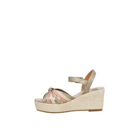 Sandales Compensées rose/beige 39 - 2