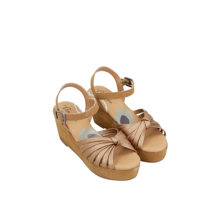 Sandales Compensées Bronze 36