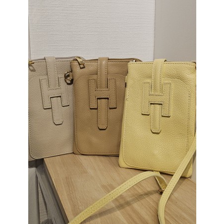 SAC BANDOULIERE cuir