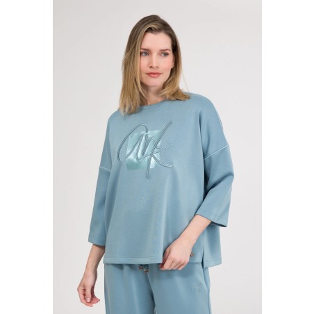 Sweat Bleu manche 3/4 Anekke L/XL  